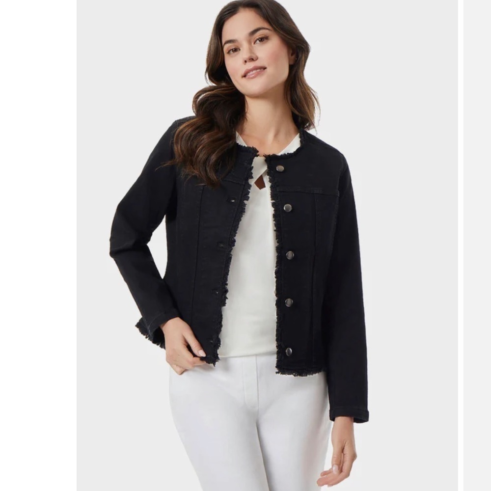 KNOW.ONE.CARES black tweed jacket size small